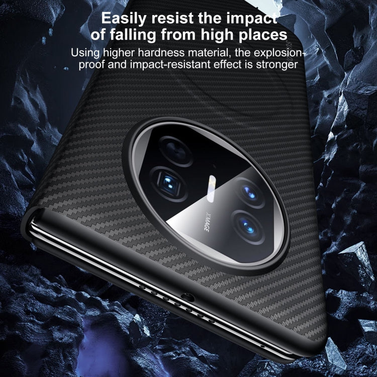For Huawei Mate X3 SULADA Kevlar 600D Texture Smart Window Leather Phone Case(Black) - free shipping - PMC TechLife - Order now!