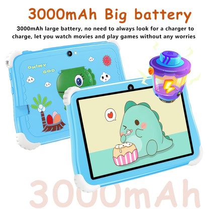 C75 Dinosaur 7 inch WiFi Kids Tablet PC, 2GB+16GB, Android 7.1 MT6735 Octa Core CPU(Blue) -  by PMC Jewellery | Online Shopping South Africa | PMC Jewellery | Buy Now Pay Later Mobicred