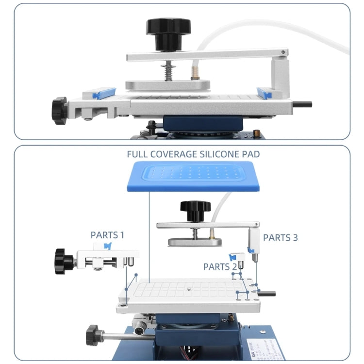 Kaisi 946 Max Double Vacuum Pumps LCD Separator Rotating Thermal Machine, EU Plug - Separation Equipment by Kaisi | Online Shopping South Africa | PMC Jewellery | Buy Now Pay Later Mobicred