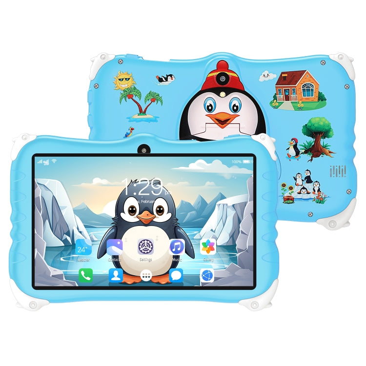 Penguin 7 inch WiFi Kids Tablet PC, 2GB+16GB, Android 7.1 MT6735 Octa Core CPU(Blue) -  by PMC Jewellery | Online Shopping South Africa | PMC Jewellery | Buy Now Pay Later Mobicred