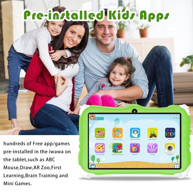 Penguin 7 inch WiFi Kids Tablet PC, 2GB+16GB, Android 7.1 MT6735 Octa Core CPU(Pink) -  by PMC Jewellery | Online Shopping South Africa | PMC Jewellery | Buy Now Pay Later Mobicred