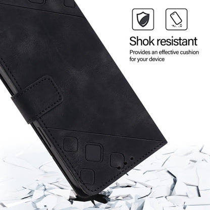 For Blackview A53 Skin Feel Embossed Leather Phone Case(Black) - More Brand by PMC Jewellery | Online Shopping South Africa | PMC Jewellery | Buy Now Pay Later Mobicred