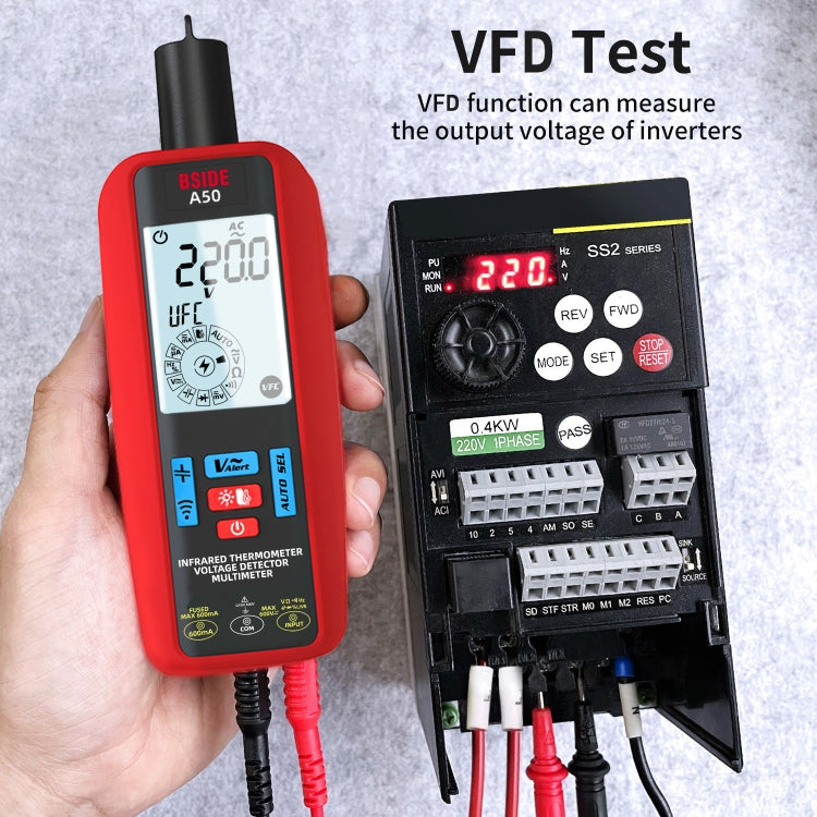 BSIDE A50 Infrared Temperature Test Digital Multimeter - Digital Multimeter by BSIDE | Online Shopping South Africa | PMC Jewellery | Buy Now Pay Later Mobicred