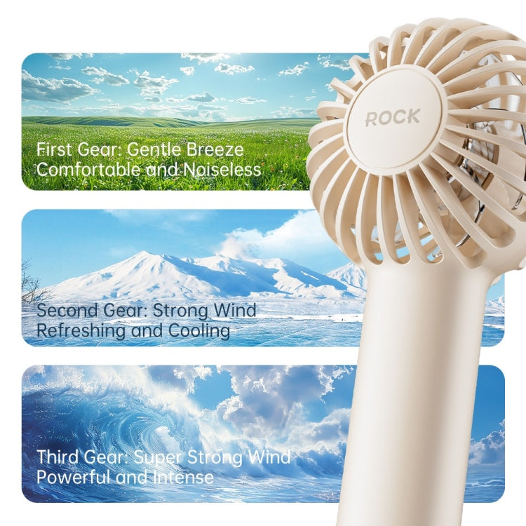 ROCK YW-DC03 Air Bubble Mini Handheld Fan - Electric Fans by ROCK | Online Shopping South Africa | PMC Jewellery | Buy Now Pay Later Mobicred