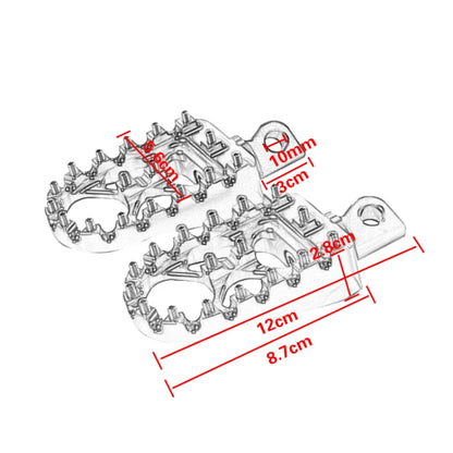 Motorcycle Modification Pedal Set Wide Fat Footpegs Foot Pegs for Harley - Others by PMC Jewellery | Online Shopping South Africa | PMC Jewellery | Buy Now Pay Later Mobicred