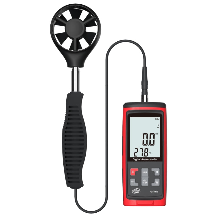 BENETECH GT8915 Digital LCD Screen Anemometer - Tachometers & Anemometer by BENETECH | Online Shopping South Africa | PMC Jewellery | Buy Now Pay Later Mobicred