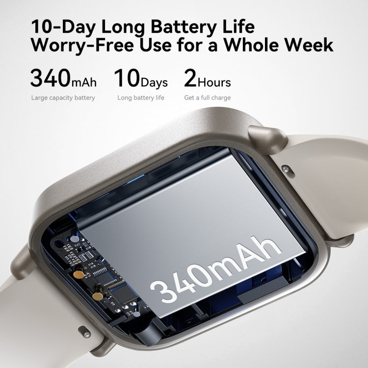 JOYROOM Fit-life Series JR-FT3S 1.96 inch Bluetooth Call Smart Watch Supports Sleep Monitoring(Titanium) - free shipping - PMC TechLife - Order now!