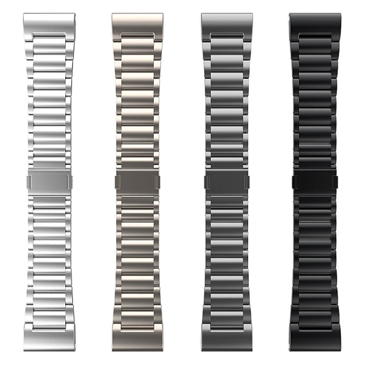 For Garmin Fenix 7 / Forerunner 965 22mm Three-Bead Magnetic Buckle Metal Quick Release Watch Band(Black) - free shipping - PMc TechLife - Order now!