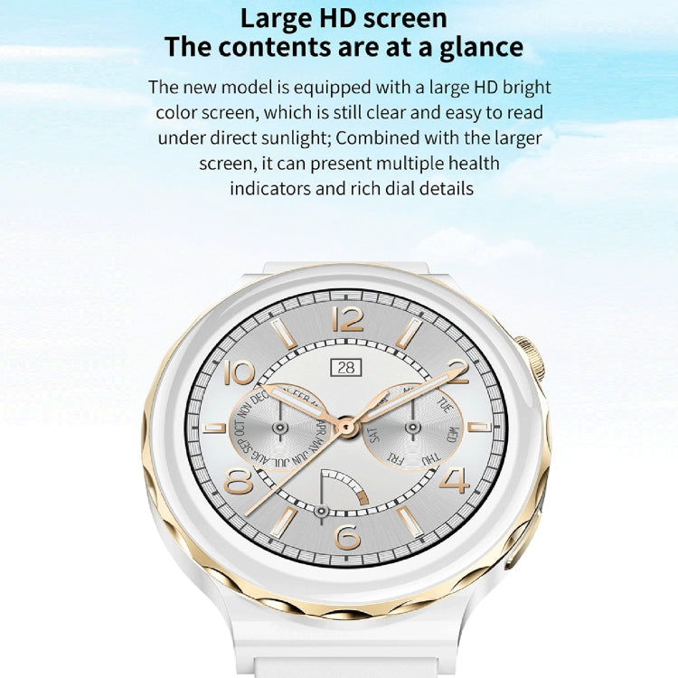 LEMFO HW52 1.28 inch Dual Mode Sport Smart Watch, Support Bluetooth Call / Sleep / Blood Oxygen / Heart Rate / Blood Pressure Health Monitor(White) - free shipping - PMC TechLife - Order now!