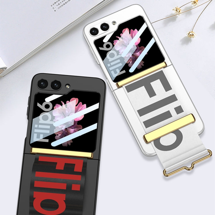 For Samsung Galaxy Z Flip6 / Flip7 FE GKK Integrated Ultra-thin Wristband Holder Phone Case(Pink) - free shipping - PMC Jewellery - Order now!