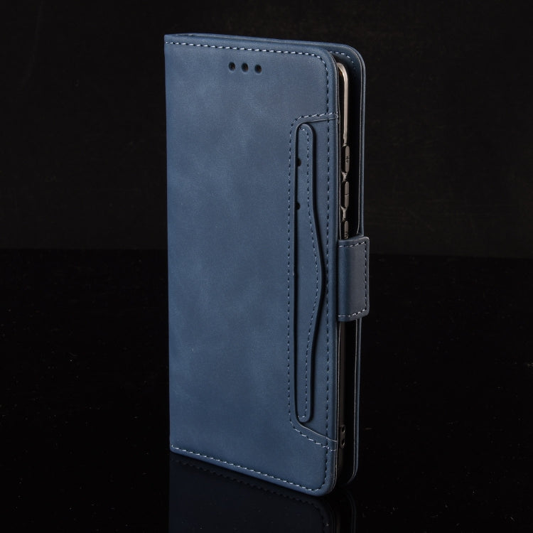 For Huawei Pura 70 Skin Feel Calf Texture Card Slots Leather Phone Case(Blue) - Huawei Cases by PMC Jewellery | Online Shopping South Africa | PMC Jewellery | Buy Now Pay Later Mobicred