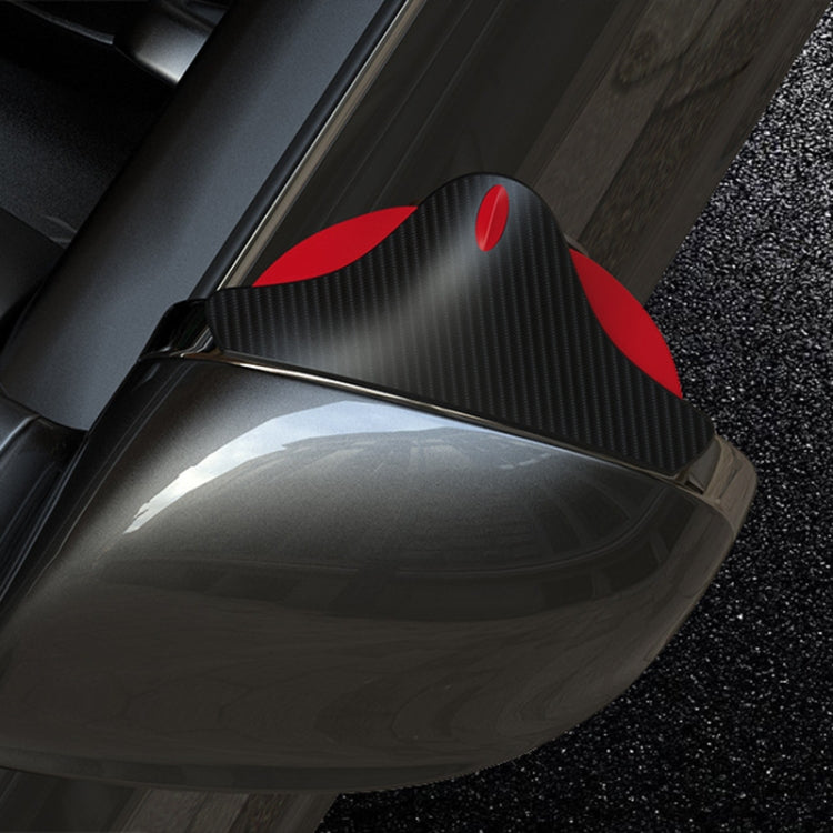 3R 3R-157 2 in 1 Car Auxiliary HD Blind Spot Mirror with Carbon Fiber Texture Rain Shield, Style:Round Shape - free shipping - PMC TechLife - Order now!