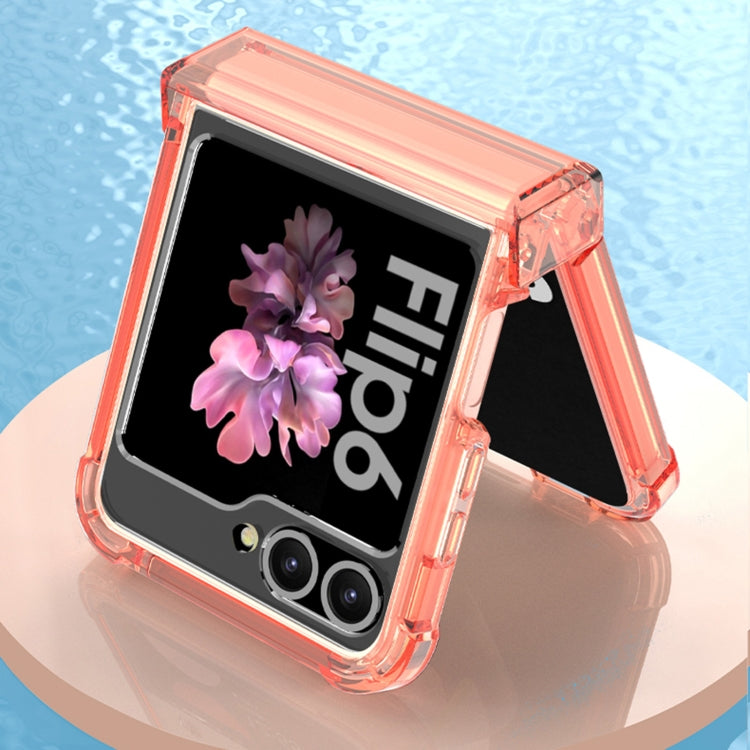 For Samsung Galaxy Z Flip6 / Flip7 FE GKK Airbag Hinge Full Coverage Phone Case with Tempered Film(Transparent) - free shipping - PMC Jewellery - Order now!