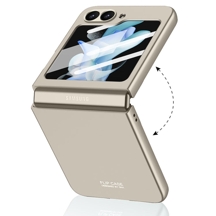 For Samsung Galaxy Z Flip6 GKK Integrated Ultra-thin Full Coverage Phone Case(Silver) - Galaxy Z Flip6 5G Cases by GKK | Online Shopping South Africa | PMC Jewellery | Buy Now Pay Later Mobicred