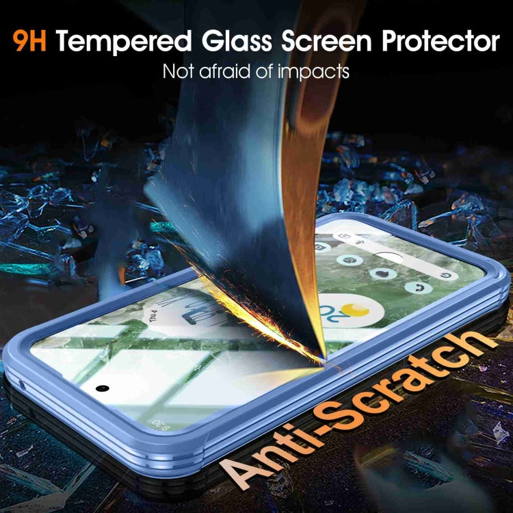 For Google Pixel 9 Pro XL RedPepper Transparent IP54 Life Waterproof Phone Case(Blue) - free shipping - PMC TechLife - Order now!