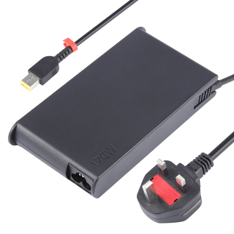 170W 20V 8.5A Laptop Notebook Power Adapter For Lenovo Big Square USB, Plug:UK Plug - For Lenovo by PMC Jewellery | Online Shopping South Africa | PMC Jewellery | Buy Now Pay Later Mobicred