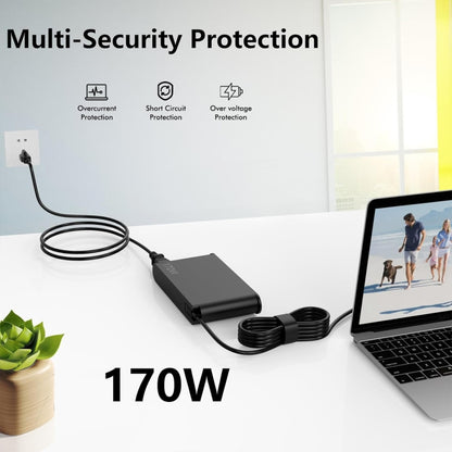 170W 20V 8.5A Laptop Notebook Power Adapter For Lenovo Big Square USB, Plug:AU Plug - For Lenovo by PMC Jewellery | Online Shopping South Africa | PMC Jewellery | Buy Now Pay Later Mobicred