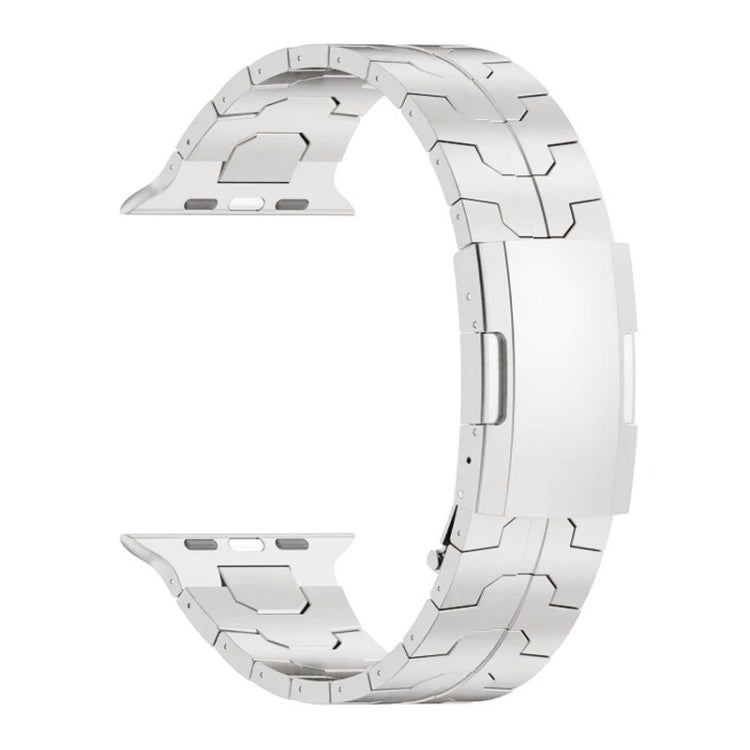 For Apple Watch Series 5 40mm Turtle Buckle Titanium Alloy Watch Band(Silver) - free shipping - PMC TechLife - Order now!