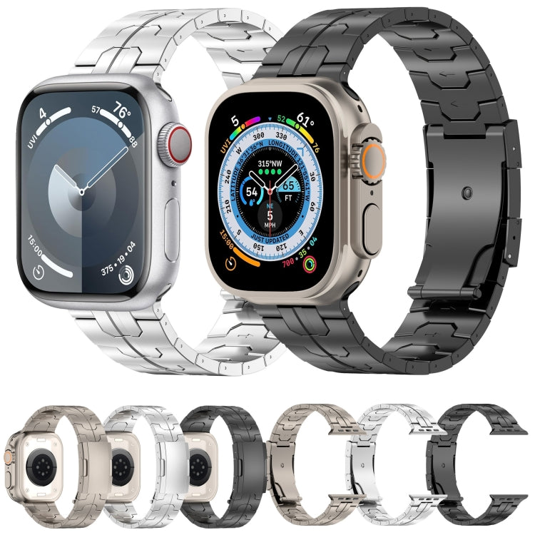 For Apple Watch Series 3 38mm Turtle Buckle Titanium Alloy Watch Band(Silver) - free shipping - PMC TechLife - Order now!