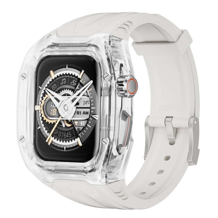 For Apple Watch Series 8 45mm Modified PC Hybrid TPU Watch Case Band(Starlight Transparent) - free shipping - PMc TechLife - Order now!