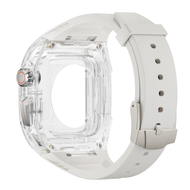 For Apple Watch Series 8 45mm Modified PC Hybrid TPU Watch Case Band(Starlight Transparent) - free shipping - PMc TechLife - Order now!