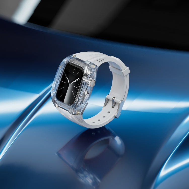 For Apple Watch Series 8 45mm Modified PC Hybrid TPU Watch Case Band(Starlight Transparent) - free shipping - PMc TechLife - Order now!