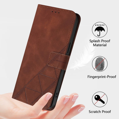 For Blackview A53 Crossbody 3D Embossed Flip Leather Phone Case(Brown) - More Brand by PMC Jewellery | Online Shopping South Africa | PMC Jewellery | Buy Now Pay Later Mobicred