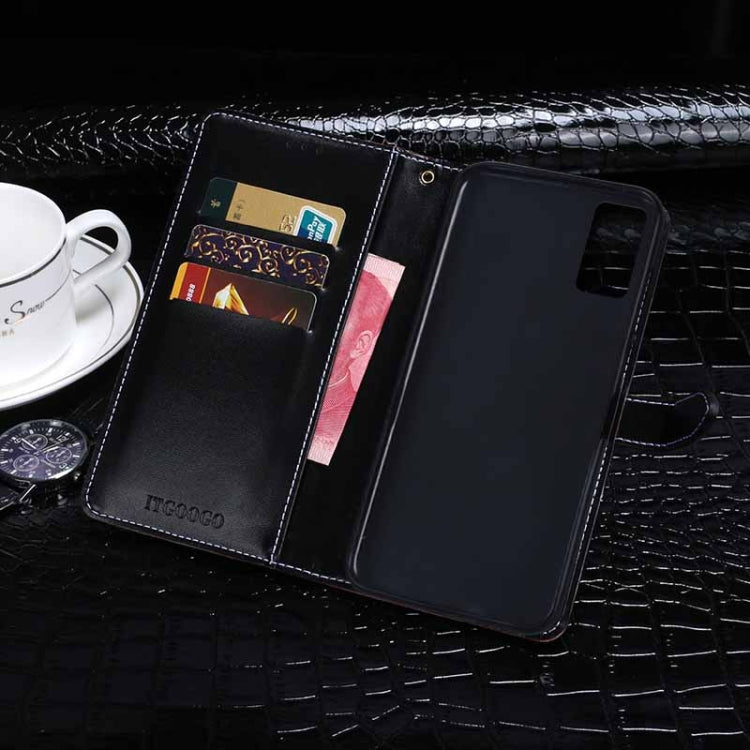 For Cubot P40 idewei Crocodile Texture Horizontal Flip Leather Case with Holder & Card Slots & Wallet(Black) - More Brand by idewei | Online Shopping South Africa | PMC Jewellery | Buy Now Pay Later Mobicred