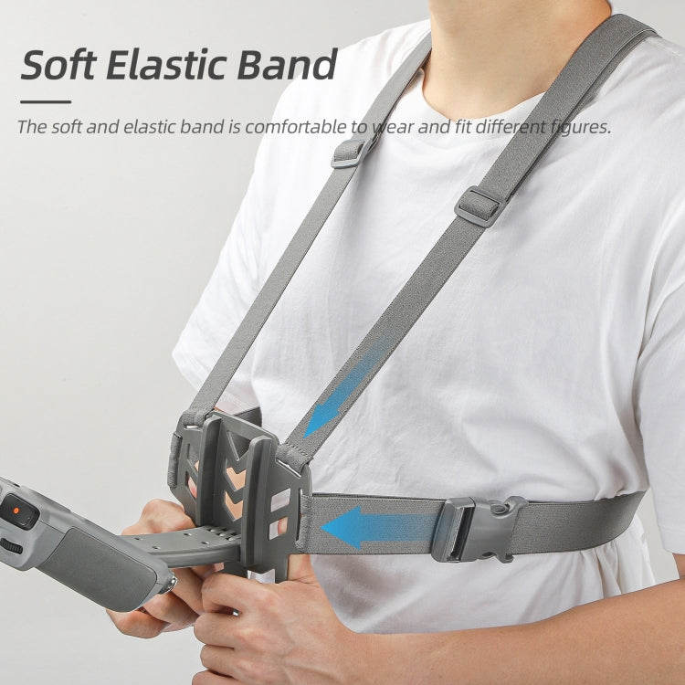 For DJI RC Pro Sunnylife Remote Control Waist Support Bracket Chest Strap(Grey) - free shipping - PMC TechLife - Order now!