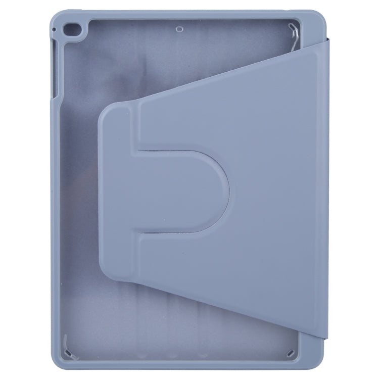 For iPad 9.7 2018 & 2017 / Air / Air2 GEBEI Acrylic TPU 3-folding Rotating Smart Tablet Leather Case withh Pen Slot(Light Purple) - free shipping - PMc TechLife - Order now!