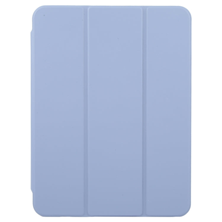 For iPad 10.2 2021 / 2020 / 2019 / Air 3 GEBEI Acrylic TPU 3-folding Rotating Smart Tablet Leather Case withh Pen Slot(Light Purple) - free shipping - PMc TechLife - Order now!