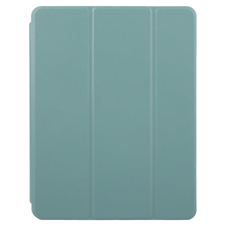 For iPad Pro 11 2022 / 2021 / 2020 GEBEI Acrylic TPU 3-folding Rotating Smart Tablet Leather Case withh Pen Slot(Dark Green) - free shipping - PMc TechLife - Order now!