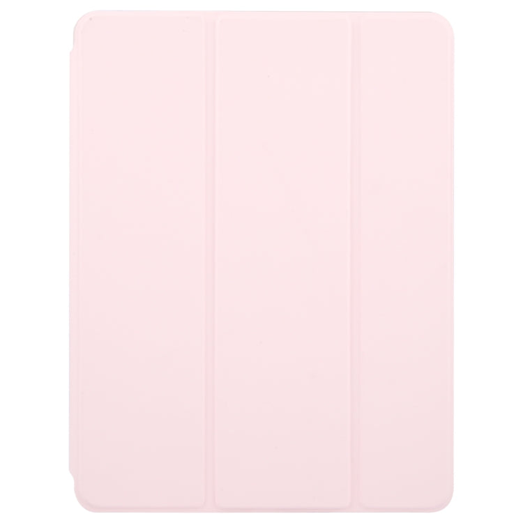 For iPad Air 13 2024 GEBEI Acrylic TPU 3-folding Rotating Smart Tablet Leather Case withh Pen Slot(Pink) - iPad Air 13 2024 Cases by GEBEI | Online Shopping South Africa | PMC Jewellery | Buy Now Pay Later Mobicred