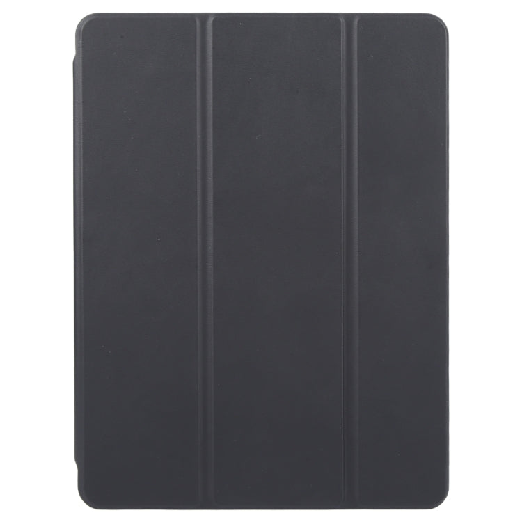 For iPad Pro 12.9 2022 / 2021 / 2020 GEBEI Acrylic TPU 3-folding Rotating Smart Tablet Leather Case withh Pen Slot(Black) - free shipping - PMc TechLife - Order now!