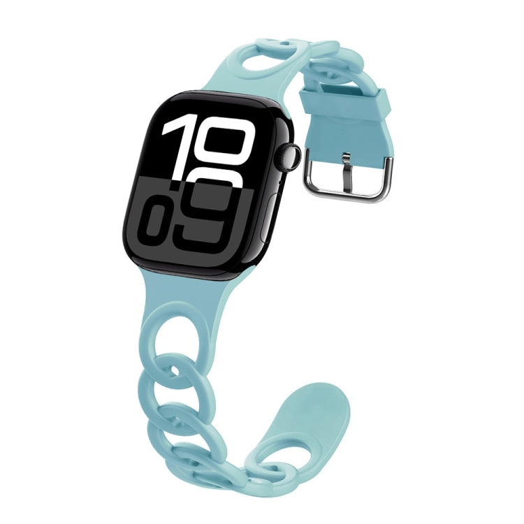 For Apple Watch Series 10 46mm Donut Hollow Silicone Watch Band(Emerald Green) - free shipping - PMc TechLife - Order now!