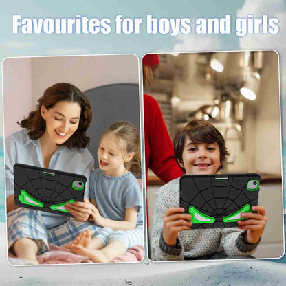For iPad Air 11 2024 Silicone + PC Shockproof Protective Tablet Case(Black Green) - iPad Air 11 2024 Cases by PMC Jewellery | Online Shopping South Africa | PMC Jewellery | Buy Now Pay Later Mobicred