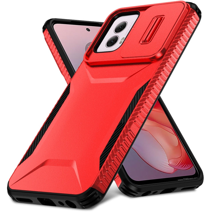 For Motorola Moto G Power 5G 2024 Sliding Camshield Phone Case(Red) - Motorola Cases by PMC Jewellery | Online Shopping South Africa | PMC Jewellery | Buy Now Pay Later Mobicred