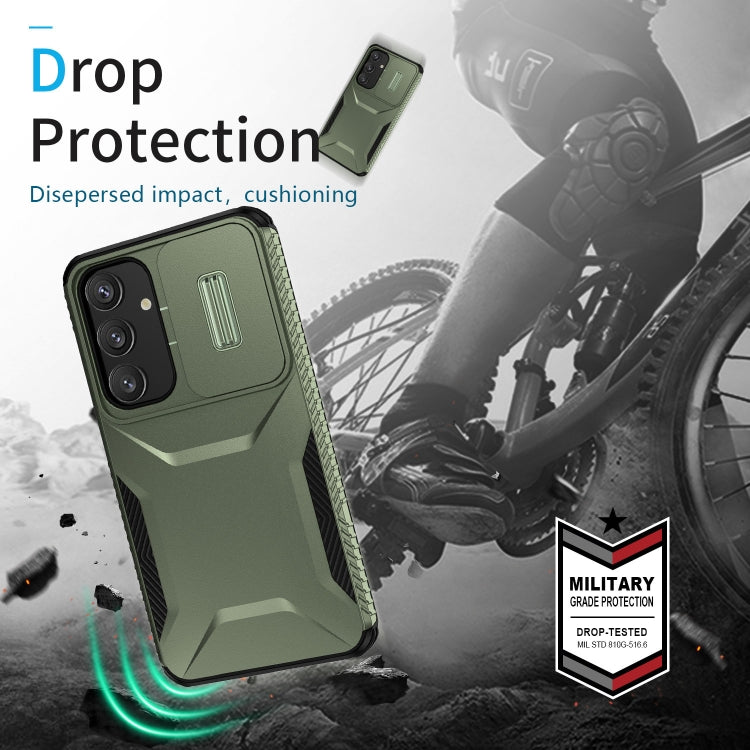 For Samsung Galaxy S25 5G / S24 5G Sliding Camshield Phone Case(Alpine Green) - Galaxy S24 5G Cases by PMC Jewellery | Online Shopping South Africa | PMC Jewellery | Buy Now Pay Later Mobicred