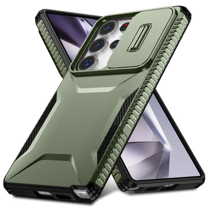 For Samsung Galaxy S25 Ultra 5G Sliding Camshield Phone Case(Alpine Green) - Galaxy S25 Ultra 5G Cases by PMC Jewellery | Online Shopping South Africa | PMC Jewellery | Buy Now Pay Later Mobicred