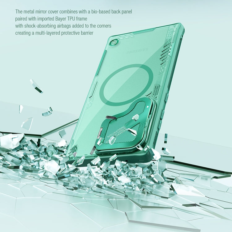 For Samsung Galaxy S24 Ultra 5G NILLKIN Ice Air Prop Series MagSafe Magnetic Cover Version Phone Case(Green) - free shipping - PMC Jewellery - Order now!