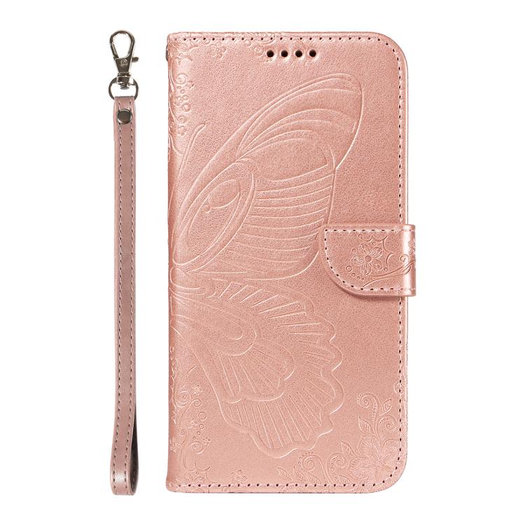For Huawei Pura 80 5G Swallowtail Butterfly Embossed Leather Phone Case(Rose Gold) - free shipping - PMC TechLife - Order now!