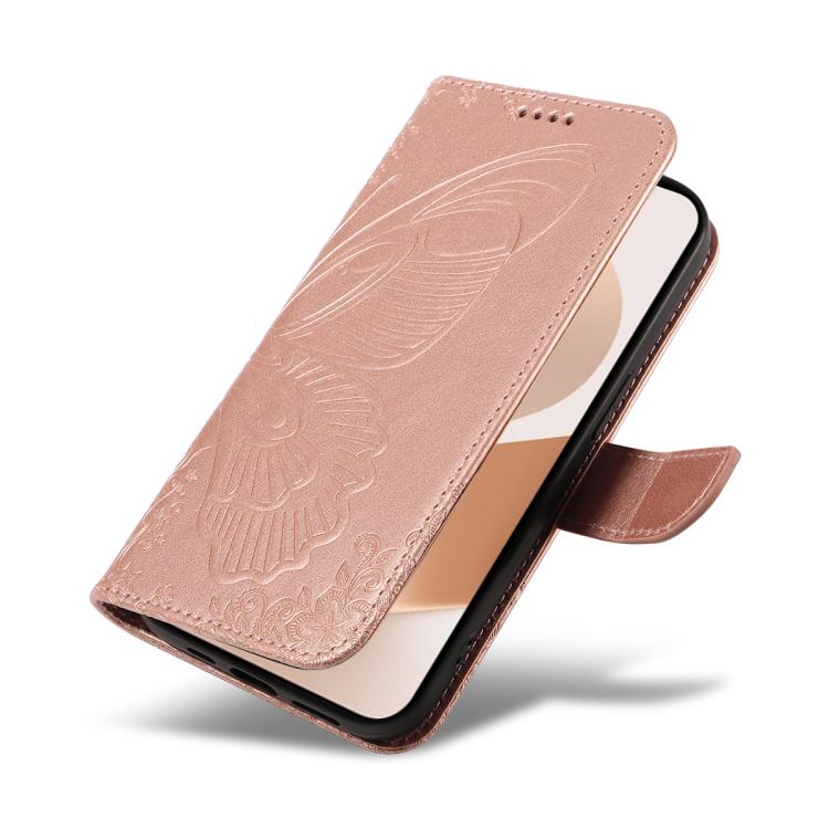 For Huawei Pura 80 5G Swallowtail Butterfly Embossed Leather Phone Case(Rose Gold) - free shipping - PMC TechLife - Order now!