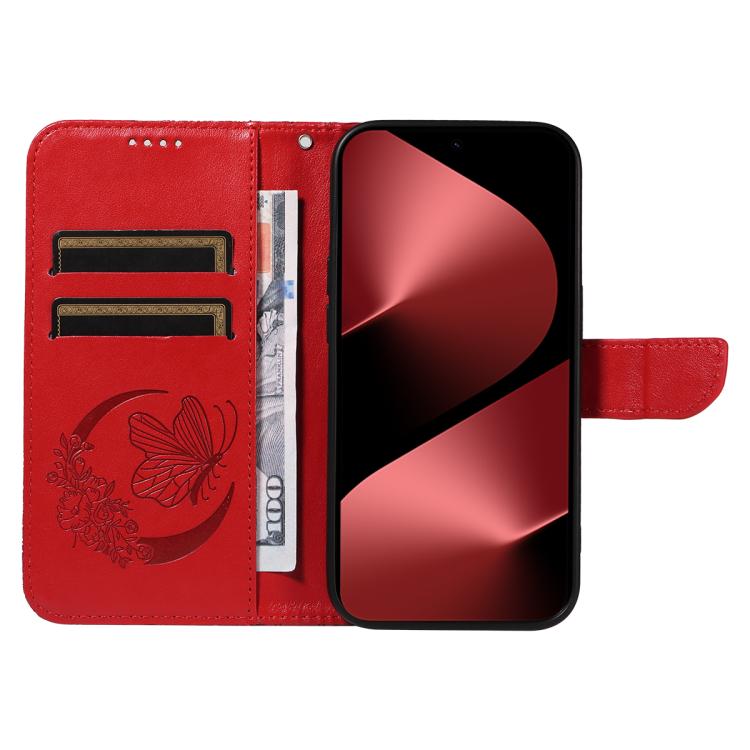 For Huawei Pura 80 Pro 5G Swallowtail Butterfly Embossed Leather Phone Case(Red) - free shipping - PMC TechLife - Order now!