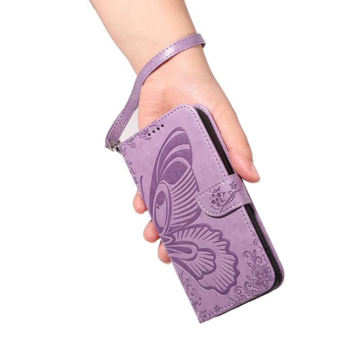 For Huawei Pura 80 Pro 5G Swallowtail Butterfly Embossed Leather Phone Case(Purple) - free shipping - PMC TechLife - Order now!