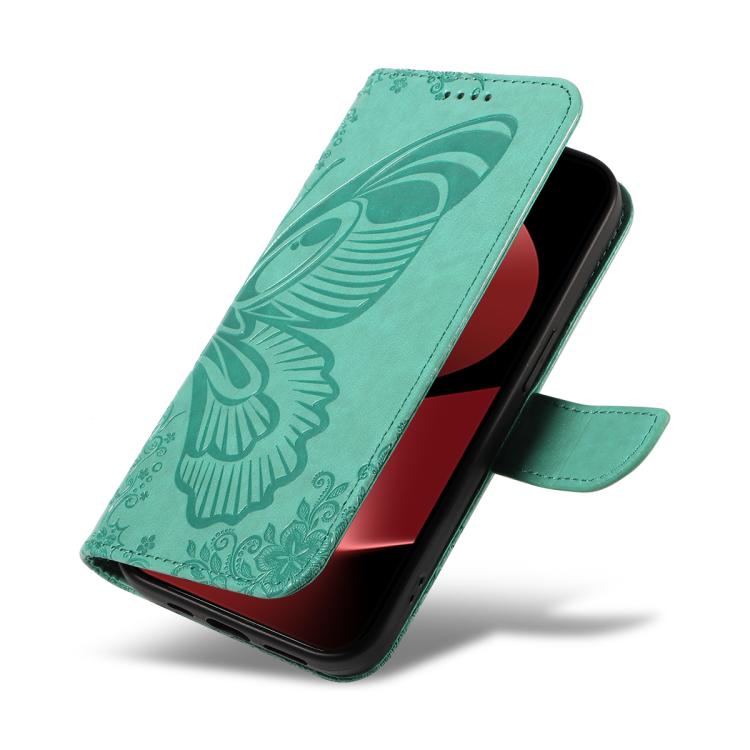 For Huawei Pura 80 Pro 5G Swallowtail Butterfly Embossed Leather Phone Case(Green) - free shipping - PMC TechLife - Order now!