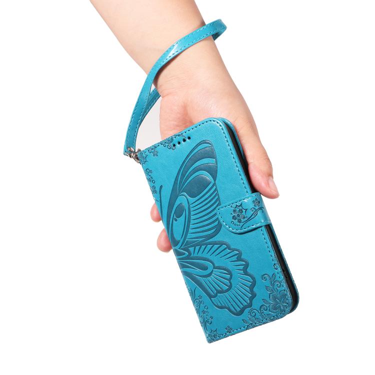 For Huawei Pura 80 Ultra 5G Swallowtail Butterfly Embossed Leather Phone Case(Blue) - free shipping - PMC TechLife - Order now!
