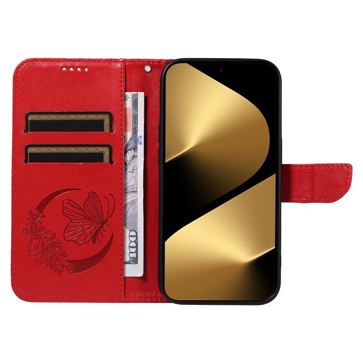 For Huawei Pura 80 Ultra 5G Swallowtail Butterfly Embossed Leather Phone Case(Red) - free shipping - PMC TechLife - Order now!