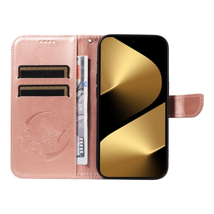 For Huawei Pura 80 Ultra 5G Swallowtail Butterfly Embossed Leather Phone Case(Rose Gold) - free shipping - PMC TechLife - Order now!