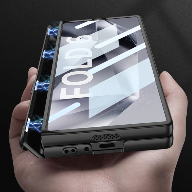 For Samsung Galaxy Z Fold6 GKK Integrated Full Coverage Magnetic Fold Phone Case with Pen Slot, Not Included Pen(Black) - free shipping - PMC Jewellery - Order now!