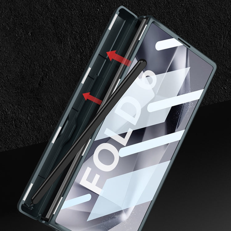 For Samsung Galaxy Z Fold6 GKK Integrated Magnetic Full Coverage Flip Phone Case with Pen Box, Not Included Pen(Gold) - free shipping - PMC Jewellery - Order now!